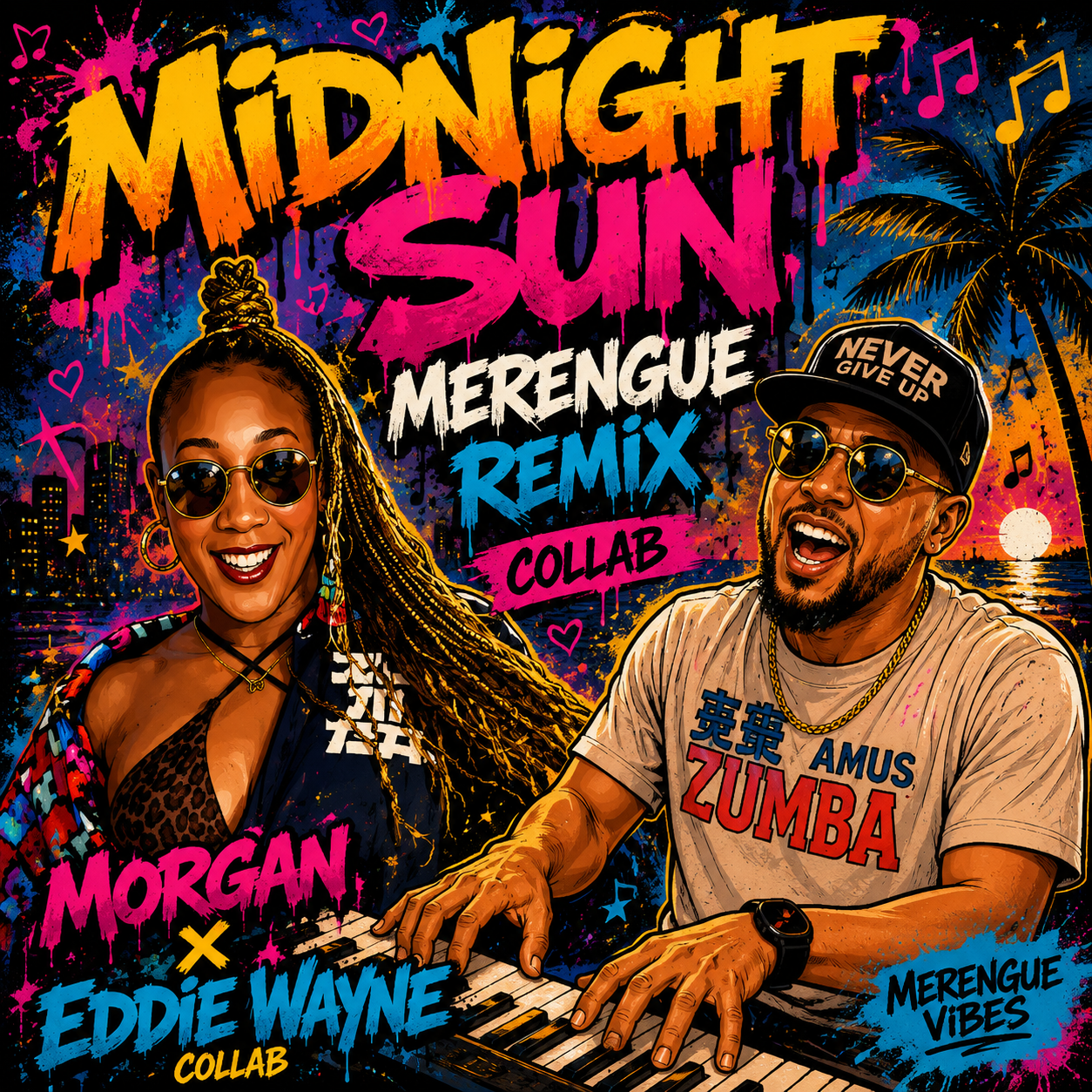 MIDNIGHT SUN MEREGUE REMIX MOJO X EDDIE WAYNE COLLAB - (152 BPM)