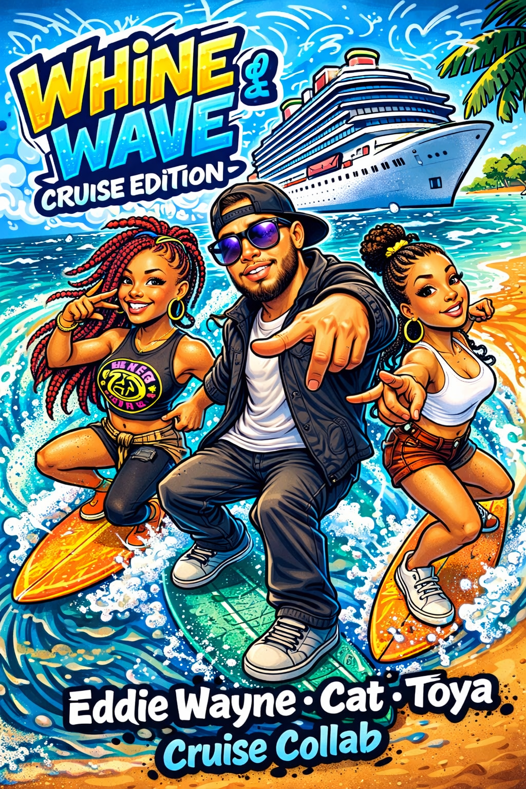 Whine and Wave Toya X Cat X Eddie Wayne Cruise Collab - (130 BPM)