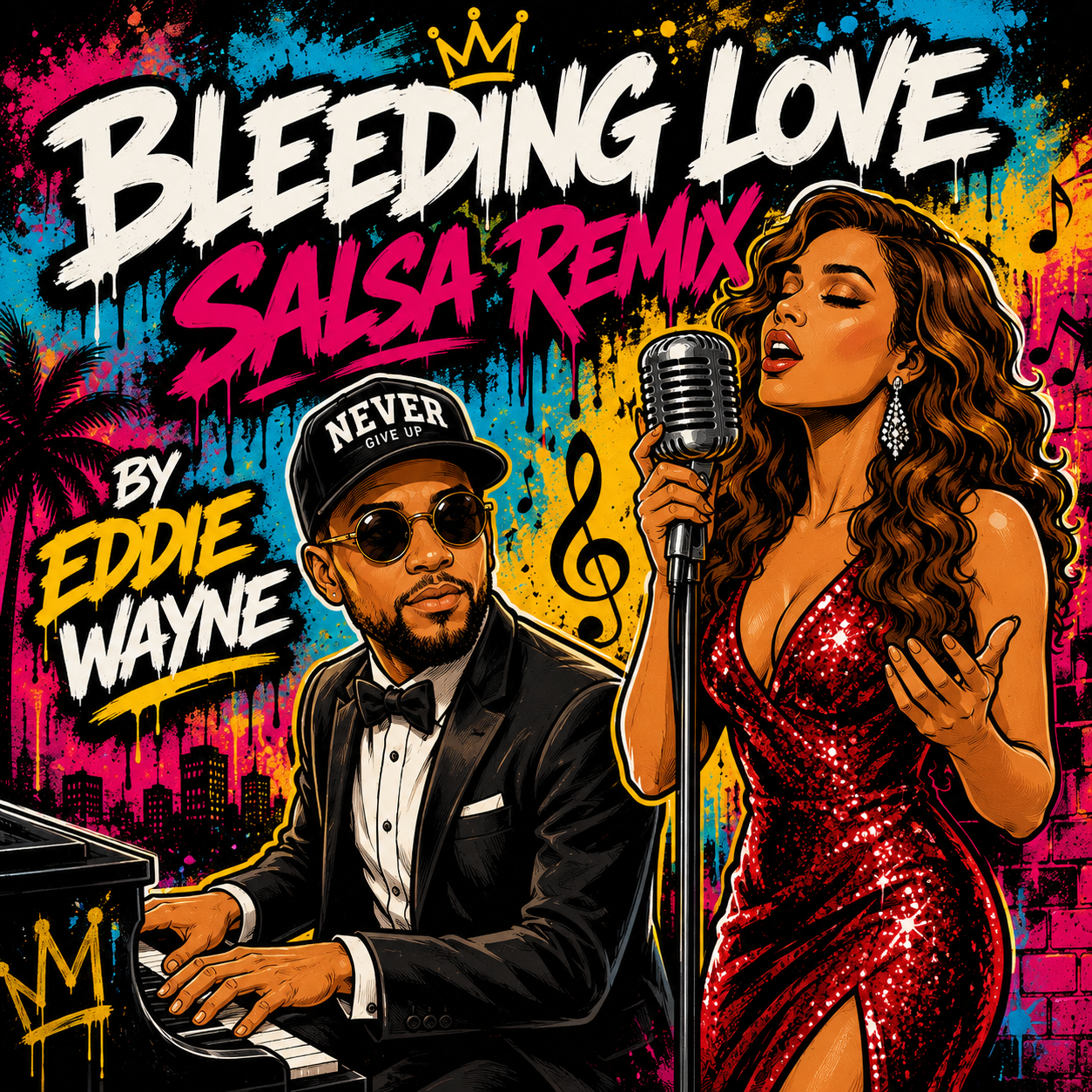 BLEEDING LOVE SALSA REMIX BY EDDIE WAYNE -(113 BPM)